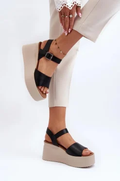 Sandały Na Koturnie><noscript><img width=