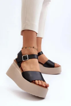 Sandały Na Koturnie><noscript><img width=