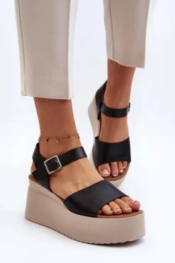 Sandały Na Koturnie><noscript><img width=