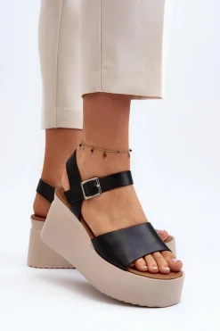 Sandały Na Koturnie><noscript><img width=