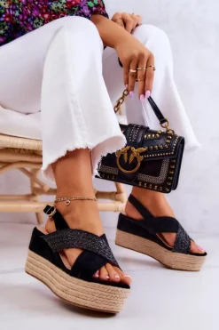 Sandały Na Koturnie><noscript><img width=