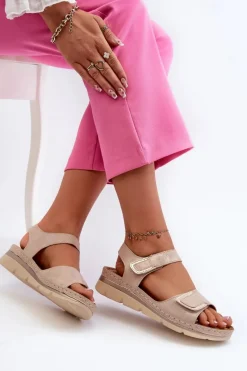 Sandały Na Koturnie|Sandały Płaskie><noscript><img width=