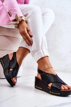 Discount Buty damskie Vinceza Damskie Sandały Na Rzep Czarne Amaze