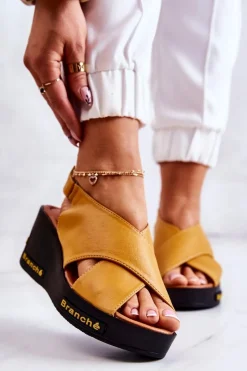 Sandały Na Koturnie><noscript><img width=