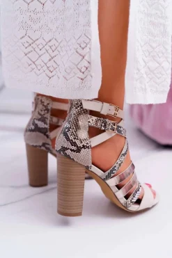 Sandały Na Obcasie><noscript><img width=