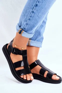 Sandały Gumowe|Sandały Płaskie></noscript>ZAXY Damskie Sandały Pachnące Gumowe Czarne FF285024