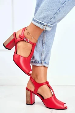 Sandały Na Obcasie><noscript><img width=