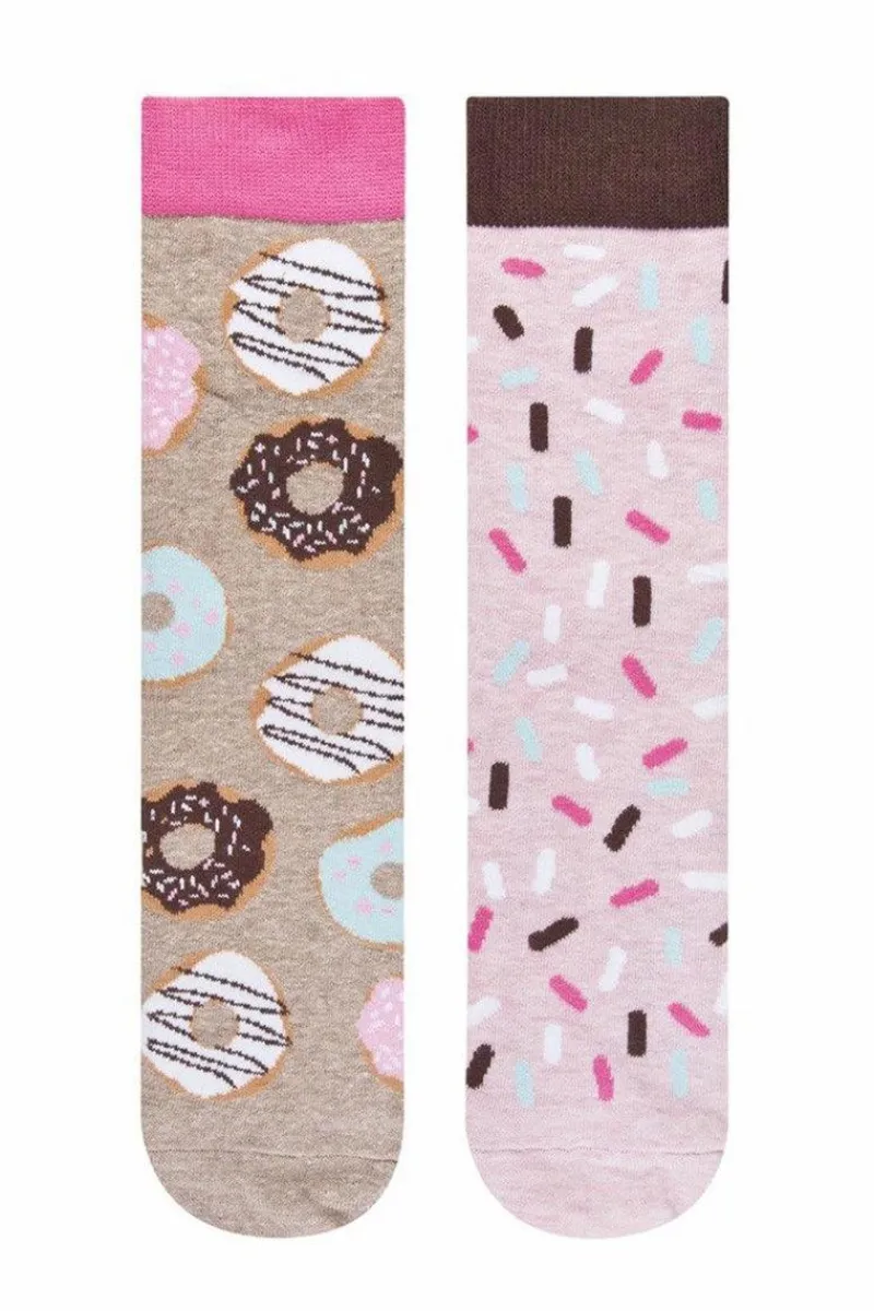 Hot Damskie Skarpetki SOXO Good Stuff "nie do pary" Donuts Skarpetki|Skarpetki