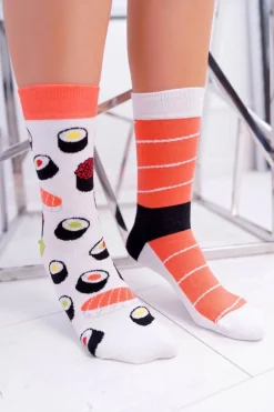 Skarpetki|Skarpetki>Boto Damskie Skarpetki SOXO Good Stuff "nie do pary" Sushi