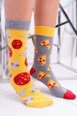 Online Damskie Skarpetki SOXO Good Stuff "nie do pary" pizza Skarpetki|Skarpetki