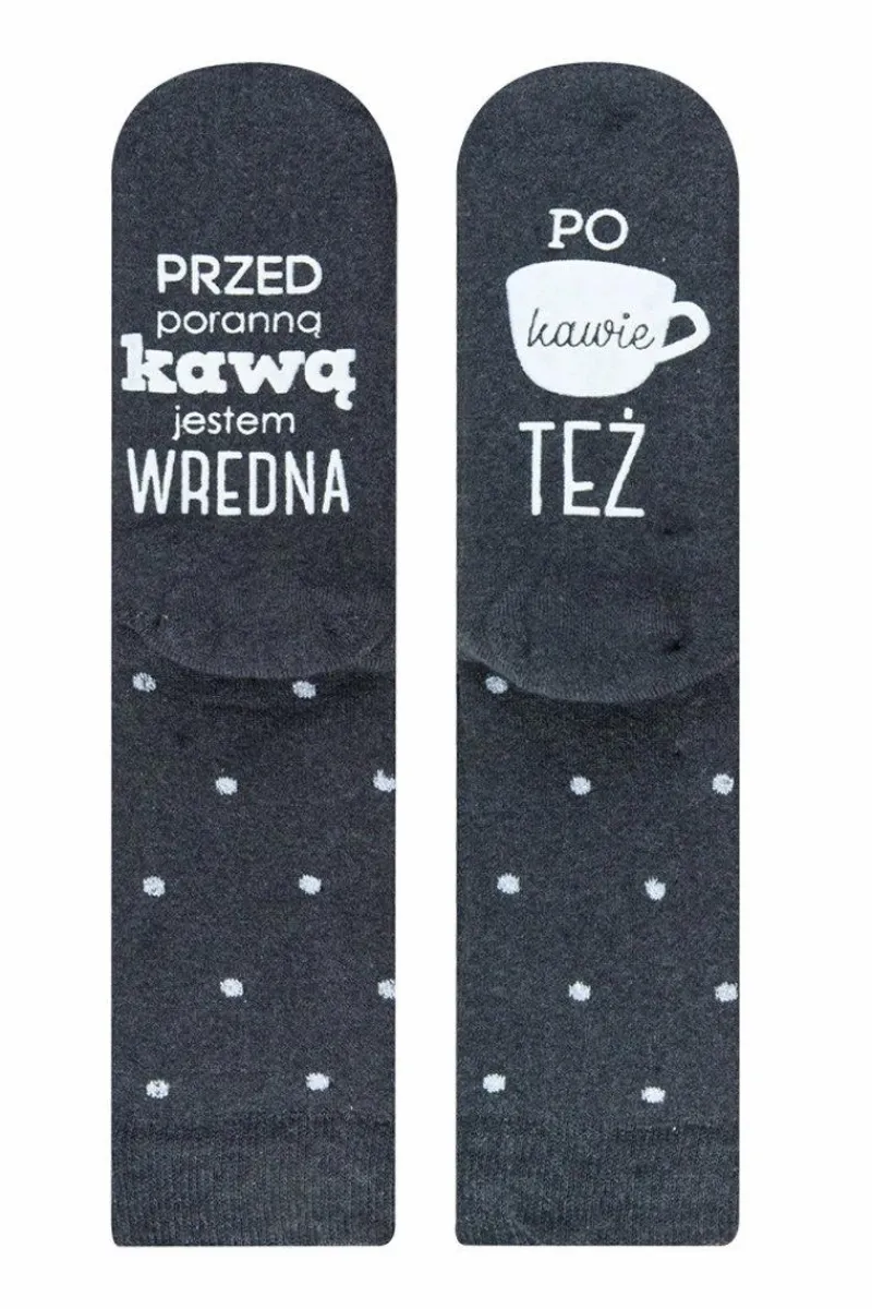 Boto Damskie Skarpetki SOXO "Przed poranną kawą jestem WREDNA"