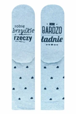 Skarpetki|Skarpetki>Boto Damskie Skarpetki SOXO "Robię brzydkie rzeczy, ale bardzo ładnie"
