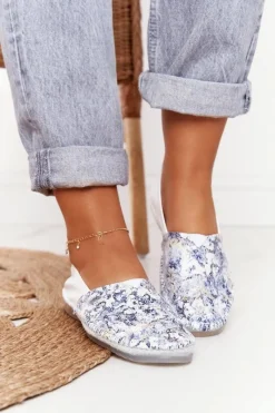 Online Maciejka Damskie Skórzane Baleriny Białe 01930-85