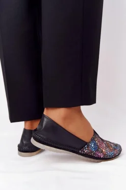 Baleriny Skórzane|Baleriny Klasyczne></noscript>Maciejka Damskie Skórzane Baleriny 01930-87 Czarne