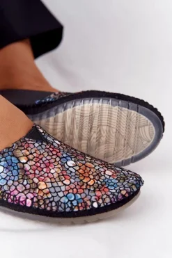 Baleriny Skórzane|Baleriny Klasyczne></noscript>Maciejka Damskie Skórzane Baleriny 01930-87 Czarne