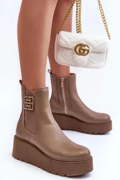 Botki Na Koturnie|Botki Zimowe Damskie><noscript><img width=