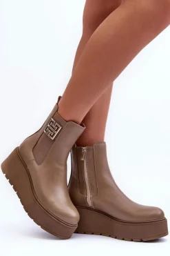 Botki Na Koturnie|Botki Zimowe Damskie><noscript><img width=