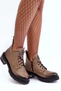 Botki Skórzane|Botki Sznurowane><noscript><img width=