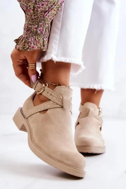 Botki Wiosenne|Brązowe I Beżowe Botki><noscript><img width=