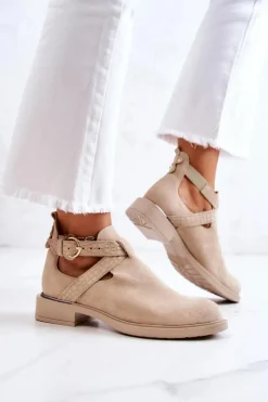 Botki Wiosenne|Brązowe I Beżowe Botki><noscript><img width=