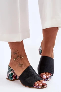 Klapki Na Obcasie|Klapki Damskie Klasyczne><noscript><img width=