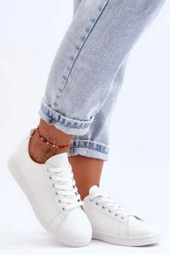 Outlet Damskie Skórzane Klasyczne Trampki Białe Unlimited Damskie Trampki Damskie Niskie