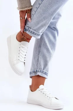 Outlet Damskie Skórzane Klasyczne Trampki Białe Unlimited Damskie Trampki Damskie Niskie