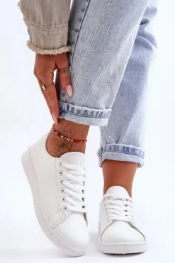 Outlet Damskie Skórzane Klasyczne Trampki Białe Unlimited Damskie Trampki Damskie Niskie