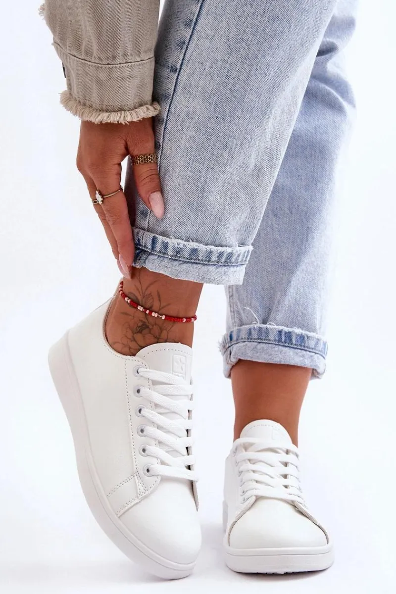 Outlet Damskie Skórzane Klasyczne Trampki Białe Unlimited Damskie Trampki Damskie Niskie