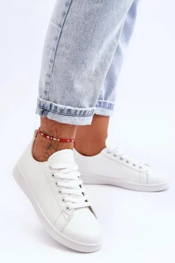 Outlet Damskie Skórzane Klasyczne Trampki Białe Unlimited Damskie Trampki Damskie Niskie