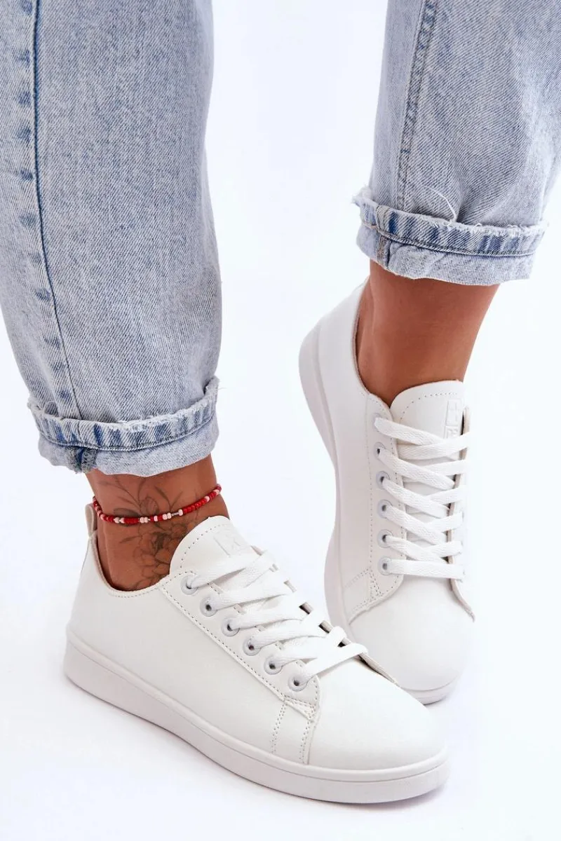 Outlet Damskie Skórzane Klasyczne Trampki Białe Unlimited Damskie Trampki Damskie Niskie