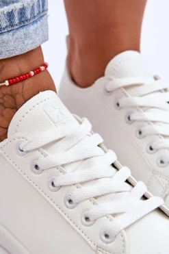 Outlet Damskie Skórzane Klasyczne Trampki Białe Unlimited Damskie Trampki Damskie Niskie