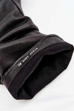 Best Maciejka Damskie Skórzane Kozaki 05057-20 Czarne Czarny