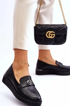 Mokasyny Damskie Skórzane><noscript><img width=