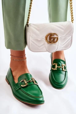 Mokasyny Damskie Skórzane><noscript><img width=