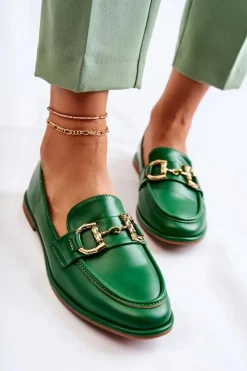 Mokasyny Damskie Skórzane><noscript><img width=