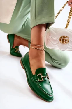 Mokasyny Damskie Skórzane><noscript><img width=