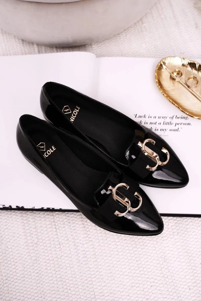 Mokasyny Damskie Lakierowane|Baleriny Klasyczne>Boto Damskie Skórzane Mokasyny Baleriny Lakierowane Czarne Mary-Jane