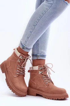 Damskie Trapery|Botki Sznurowane><noscript><img width=