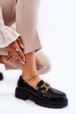 Mokasyny Damskie Skórzane><noscript><img width=