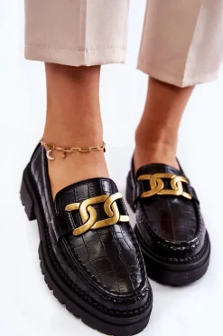 Mokasyny Damskie Skórzane><noscript><img width=