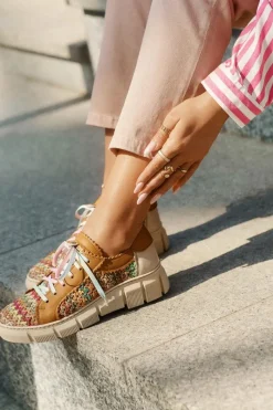 Półbuty Skórzane>Maciejka Damskie Skórzane Półbuty 05850-29 Multikolor