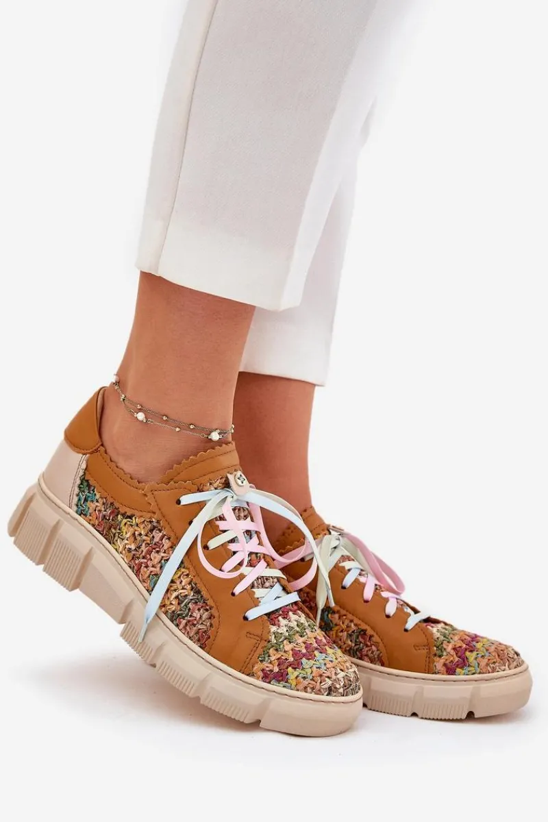 Półbuty Skórzane>Maciejka Damskie Skórzane Półbuty 05850-29 Multikolor