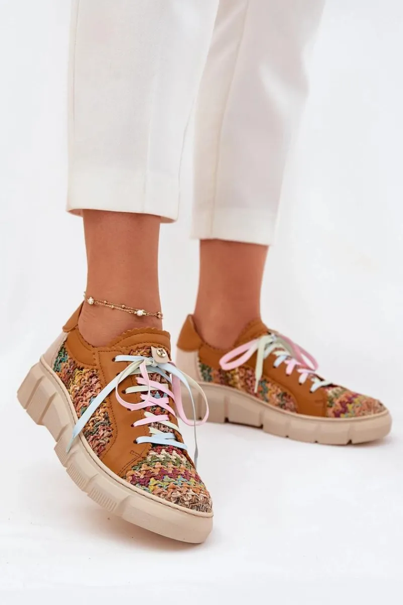 Półbuty Skórzane>Maciejka Damskie Skórzane Półbuty 05850-29 Multikolor