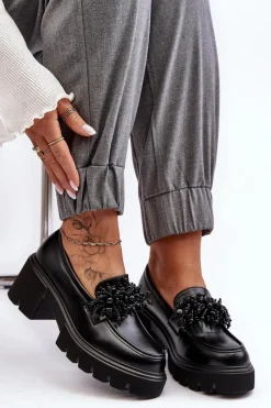 Mokasyny Damskie Lakierowane><noscript><img width=