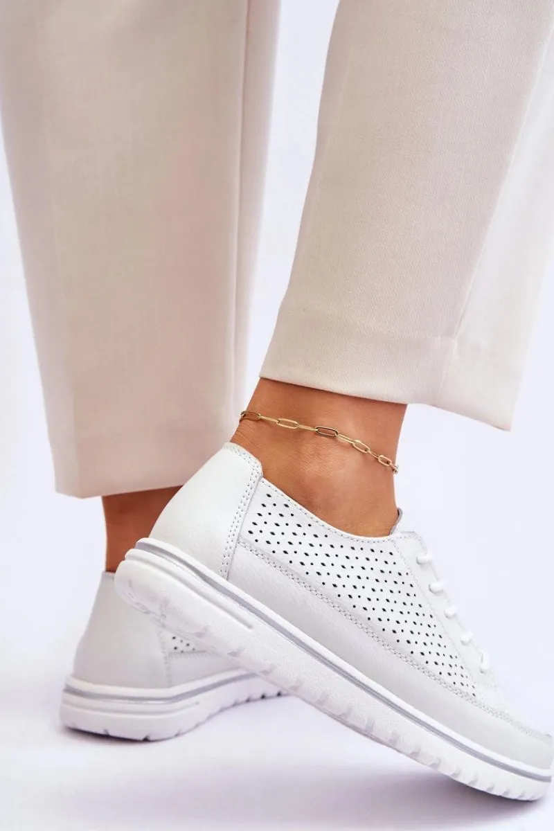 Best Damskie Skórzane Sportowe Buty Trampki Białe Elami Damskie Sneakersy Damskie