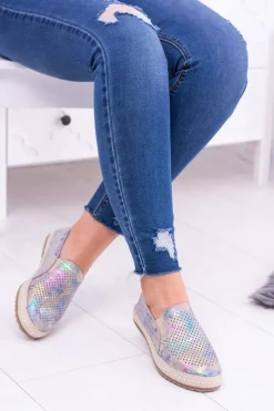 Hot Damskie Skórzane Tenisówki Wsuwane Ingrid Damskie Trampki Damskie Slip-On