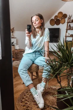 Best Damskie Skórzane Tenisówki Logowana Podeszwa Big Star GG274194 Białe Damskie Trampki Damskie Big Star|Trampki Damskie Niskie