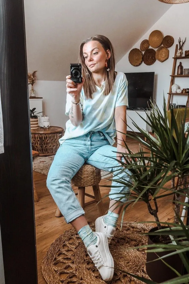 Best Damskie Skórzane Tenisówki Logowana Podeszwa Big Star GG274194 Białe Damskie Trampki Damskie Big Star|Trampki Damskie Niskie