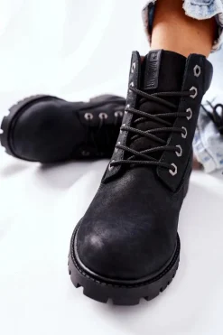 Damskie Trapery|Botki Sznurowane><noscript><img width=